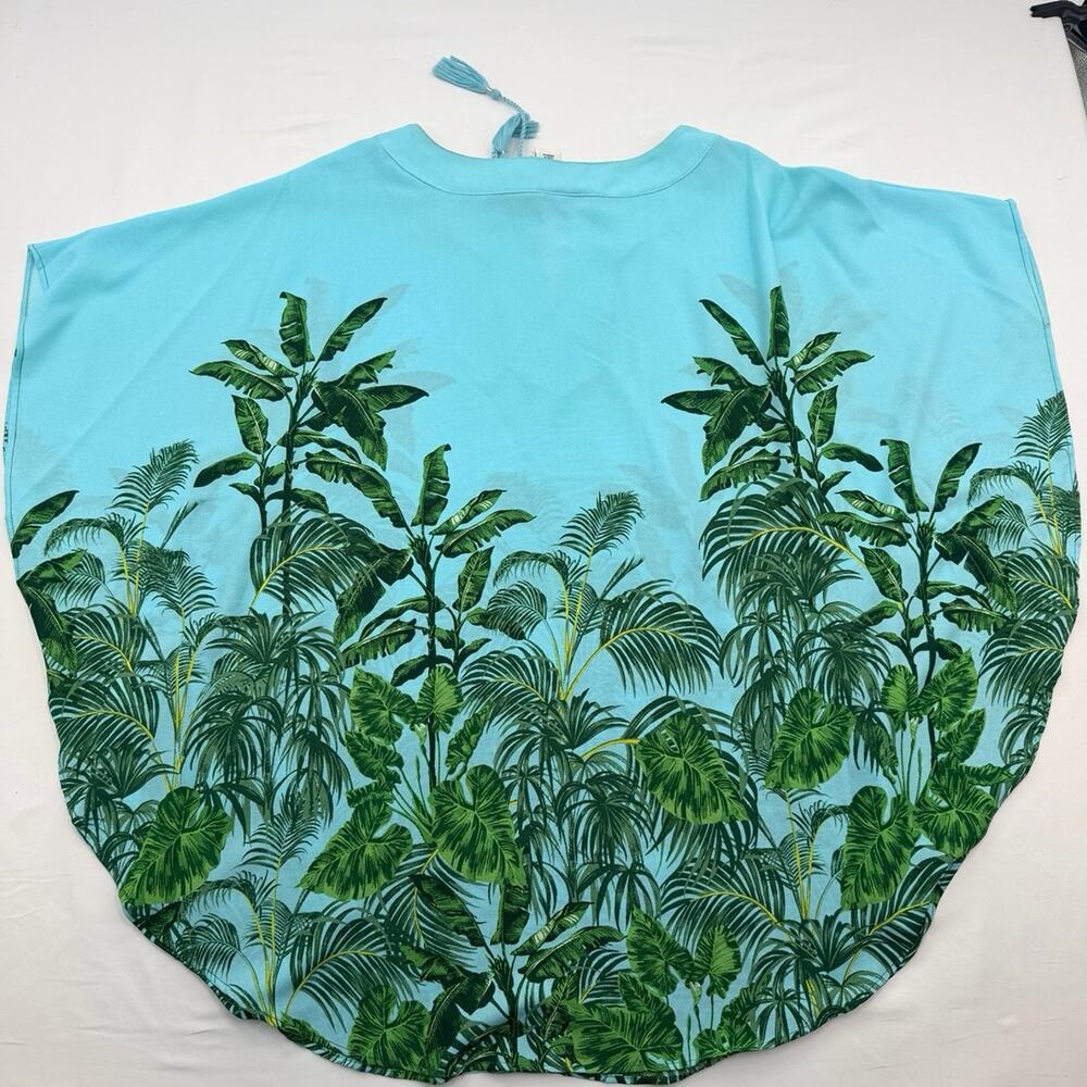 Ruby Rd Palm Tree Boho Top - Picture 2 of 4